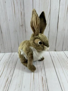 VTG Hansa Brown JACK RABBIT, Black Tail Life-Like Plush, Handcrafted/Hand Sewn! - Picture 1 of 8