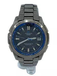 Casio OCW-T100TD-1AJF Oceanus TITANIUM RADIO CONTROL TOUGH SOLAR ANALOG BLUE - Picture 1 of 5