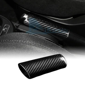 For Abarth 595 695 2012-2023 Real Hard Carbon Fiber Center Hand Brake Cover Trim - Imagen 1 de 9