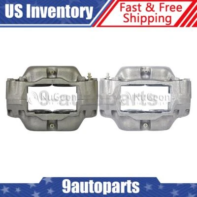 Pair Front Disc Brake Calipers For 1990 1991 1992 1993 Volvo 240 - Image 1 of 4
