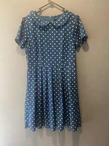 DANGERFIELD Polka Dot Womens Dress - Size XS / 8 - Picture 1 of 9