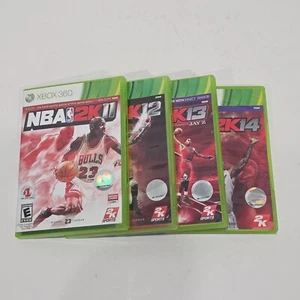 NBA 2K11, NBA 2K12, NBA 2K13, NBA 2K14 (Microsoft Xbox 360) Complete with Manual - Picture 1 of 17