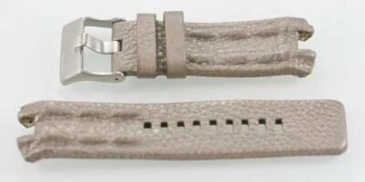 Diesel мужской из нержавеющей стали серебра кожи резинке замены ремешок для часов 24 мм - Изображение 1 из 2