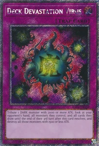 1X NM Deck Devastation Virus - RA03-EN150 - Platinum Secret Rare 1st Edition - Picture 1 of 1