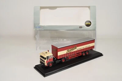 B8 1:76 OXFORD HAULAGE 76D28001 DAF 2800 40TH CURTAINSAIDE ROBSONS TRUCK MIB - Immagine 1 di 4