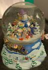 Disney  Snow Globe Mickey Mouse "Frosty The Snowman" Music And Battery Blower