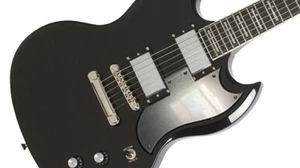Brushed Silver Pickguard for Epiphone Tony Iommi SG Custom MIC 2014 Era - Picture 1 of 10