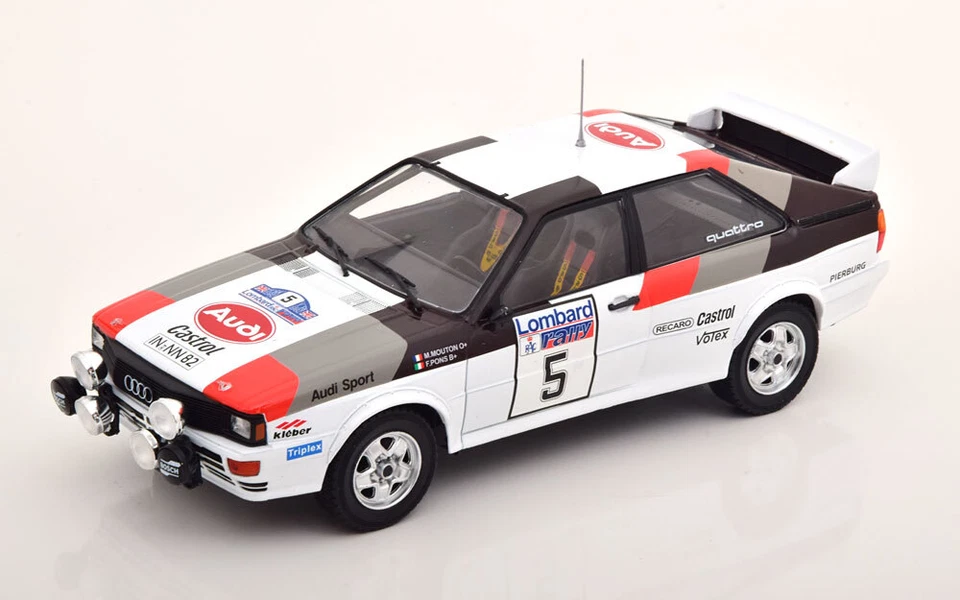 Audi Quattro A1 #5 Rac Rally 1982 Mouton Pons Ixo 24Ral010B 1 24 Rallye