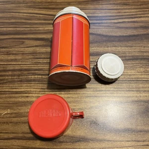 Vintage 1974 King-Seeley #2810 1/2 pt Thermos Red Orange - Picture 1 of 9