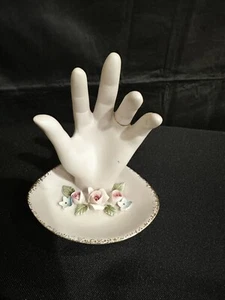 Dame Hand Figur Vintage Lefton Ring Halter Schmuck Kommode @ - Bild 1 von 6