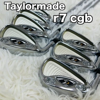 Lefty TaylorMade R7 CGB MAX Irons #5-9,Pw,Aw(7Clubs)/NS PRO 950GH/Flex:Stiff - Image 1 of 4