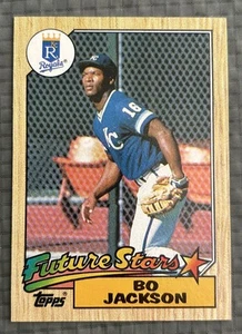 Bo Jackson 'Future Star' Topps #170 1987 Kansas City Royals - Foto 1 di 6