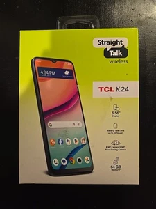 Brand New Straight Talk Wireless TCL K24 64gb 6.5 Display 8mp Camera NO CONTRACT - Picture 1 of 4