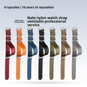 NATO Correa Una Pulsera Sobreengrosada Correa de Lona 20/22mm - Imagen 1 de 50