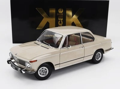 MODELLINO AUTO STATICO KK BMW 1602 1 SERIES 1971 BEIGE MODELLISMO SCALA 1/12 - Immagine 1 di 4