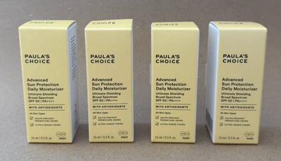 Paula's Choice Advanced Sun Protection Daily Moisturizer SPF 50 - 4x 15ml (60ml)