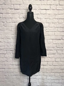 Loeffler Randall 100% Silk Party Dress with Sequined Shoulder Details size 2 - Picture 1 of 12