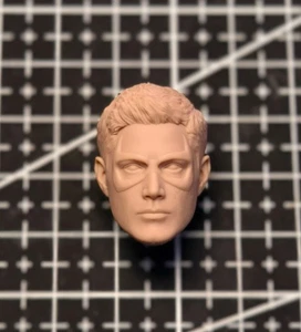 Unpainted 1/6 Red Hood Man Head Sculpt Head Model Helmet For 12" Action Figure - Picture 1 of 3