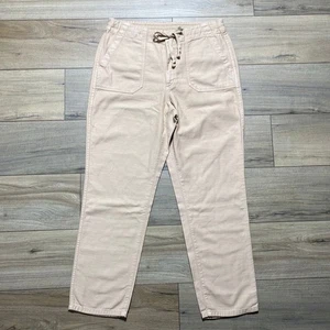 J CREW Damen Tie Waist Camp Hose hoher Bund gerades Bein Größe Medium hellbraun - Bild 1 von 16