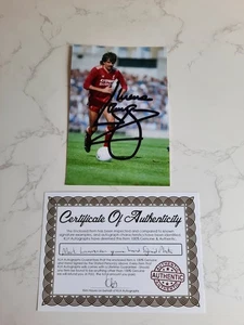 Liverpool FC - Signed Picture - Mark Lawrenson - Retired - Auth Cert - Picture 1 of 6