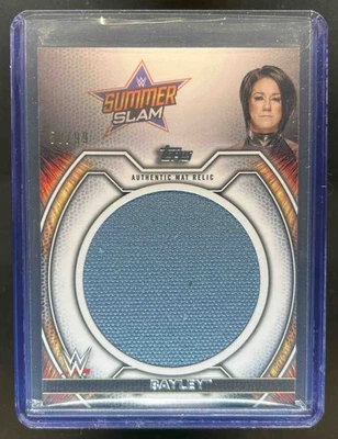 2021 Topps WWE Undisputed Bayley Superstar Mat Jersey #/99 - Image 1 of 2
