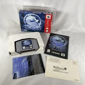 Mortal Kombat Mythologies: Sub-Zero N64 Complete CIB In Box + Poster Nintendo 64 - Picture 1 of 16