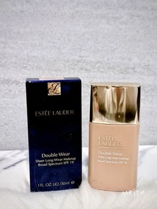 4N1 Shell Beige, Estee Lauder Double Wear Sheer LongWear Makeup SPF 19, 1oz/30mL - Picture 1 of 4