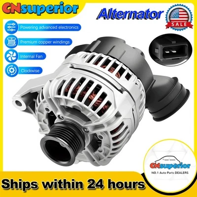 Alternator For 01-2006 BMW 325Ci 330Ci 330i 328i 320i 528i 530i X5 Z3 120A 13882 Foto 1 de 4