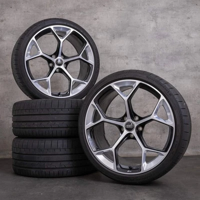 Audi RS4 RS5 Felgen 20 Zoll B9 8W F5 Sommerräder 8W0601025GJ granit - Bild 1 von 4