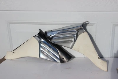 Mercury Montclair 1956 tablero moldura izquierda y derecha blanco y negro Foto 1 de 4