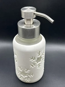NORWEX ~ Forever Glas Schaum Handwaschspender mit Schneeflockenhülle - Versand kostenlos - Bild 1 von 11