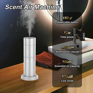 1615 sq.ft Waterless Diffuser Essential Oil Diffuser Air Hotel Scent Diffuser - Picture 1 of 12