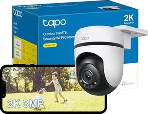 Tapo C510W 2K Outdoor Pan/Tilt Security Camera, 360°Visual Coverage, IP65 Wifi C - Picture 1 of 10