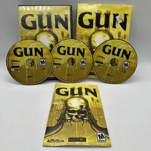 Gun PC CD-ROM Computer Neversoft Video Game 2005 Complete w Manual - Picture 1 of 3