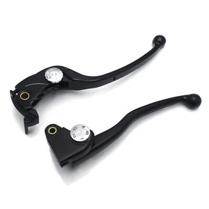 Front Brake Clutch Levers For 2019-2024 Kawasaki Ninja ZX-6R Aftermarket Black - Foto 1 di 7