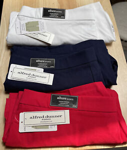 PICK COLOR - NWT Alfred Dunner Allure Bermuda Shorts Tummy Control - SIZE 20W