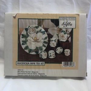 Resin Magnolia Mini Tea Set - Picture 1 of 7