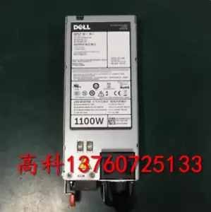 Dell 1100W E1100D-S0 PowerEdge R720 R620 Power Supplies Hot-Swap 002RN7 02RN7 - Picture 1 of 1