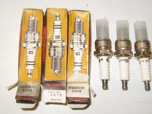 Three (3) Spark Plugs,-U-groove Conventional, ND DENSO # 3016, W16EKR-S11 - Picture 1 of 1