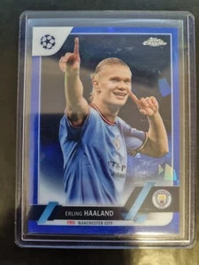 2022-23 Topps Chrome Sapphire Erling Haaland Image Variation - Bild 1 von 2