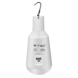 Lampadina LED Solare 7W Ricaricabile CCT 3IN1 IP20 - Foto 1 di 3