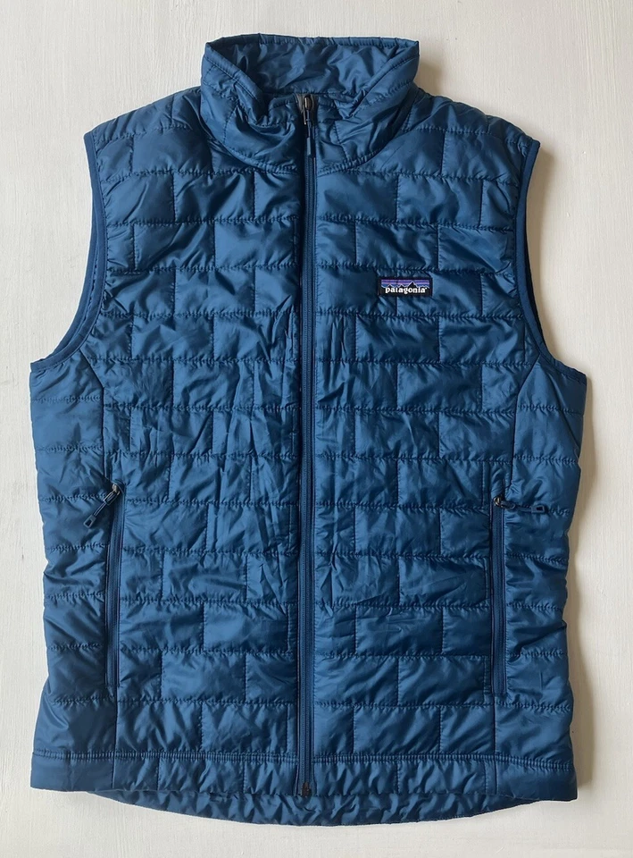 Patagonia US Men's M Nano Puff Vest Balkan Blue 84242