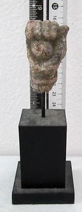 ¡RARO! Reliquia amuleto votivo de piedra del período Hariphunchai Buda con soporte - Imagen 1 de 5