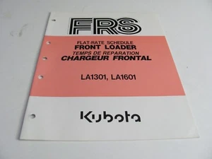 Cargador frontal Kubota programa de velocidad plana modelo LA1301 LA1601 - Imagen 1 de 4