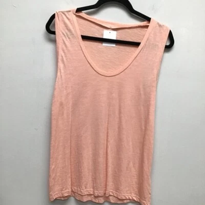 Camiseta sin mangas Caslon para mujer rosa lisa sin mangas cuello redondo pulóver tejido S nueva Foto 1 de 4