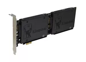 Sedna - PCI Express Quad 2.5 Inch SATA SSD Controller Card (with Built in Pow... - Picture 1 of 7