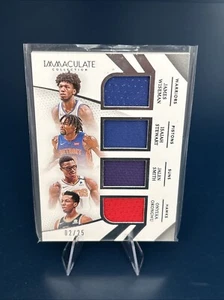 /25, 4 PATCH Card 2020 Draft class #2, 6, 10, 16 - Immaculate Collection Jerseys - Picture 1 of 4