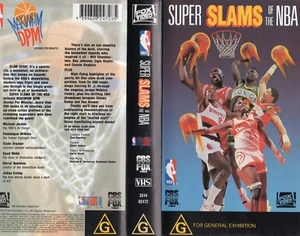 SUPER SLAMS OF THE NBA -VHS-NEW-Never played-Very rare!!-PAL-Original Oz release - Picture 1 of 1