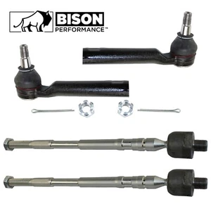 Bison Performance 4pc Inner & Outer Steering Tie Rod End Kit For XV Crosstrek - Picture 1 of 4