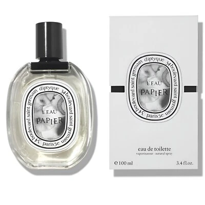 New Diptyque L’Eau Papier Eau de Toilette Spray 3.4 oz/ 100 ml Unisex New in Box - Image 1 of 4